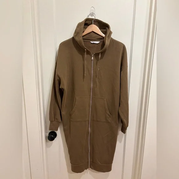 DSG Brown Hoodie Dress Small - Picture 1 of 5